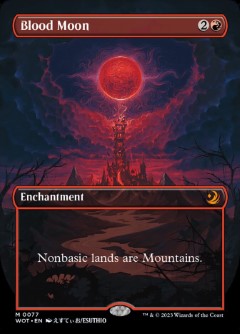Blood Moon Wilds of Eldraine- Enchanting Tales Anime Bordless